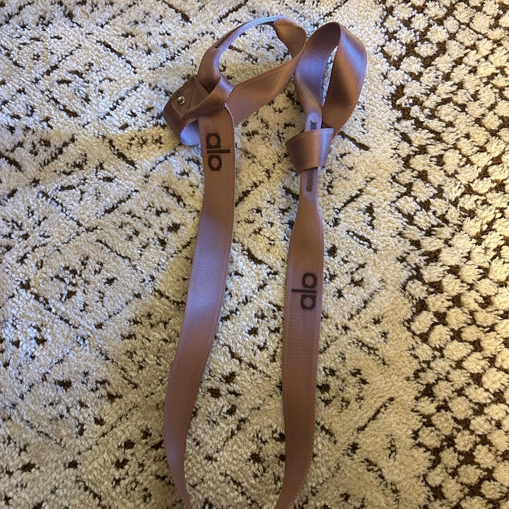 ALO Yoga pink Yoga Strap